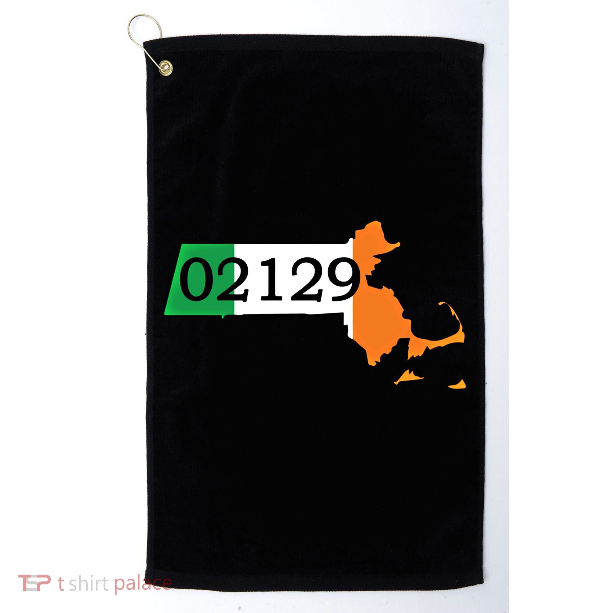 Charlestown 02129 Irish Flag Great Gift Golf Towel