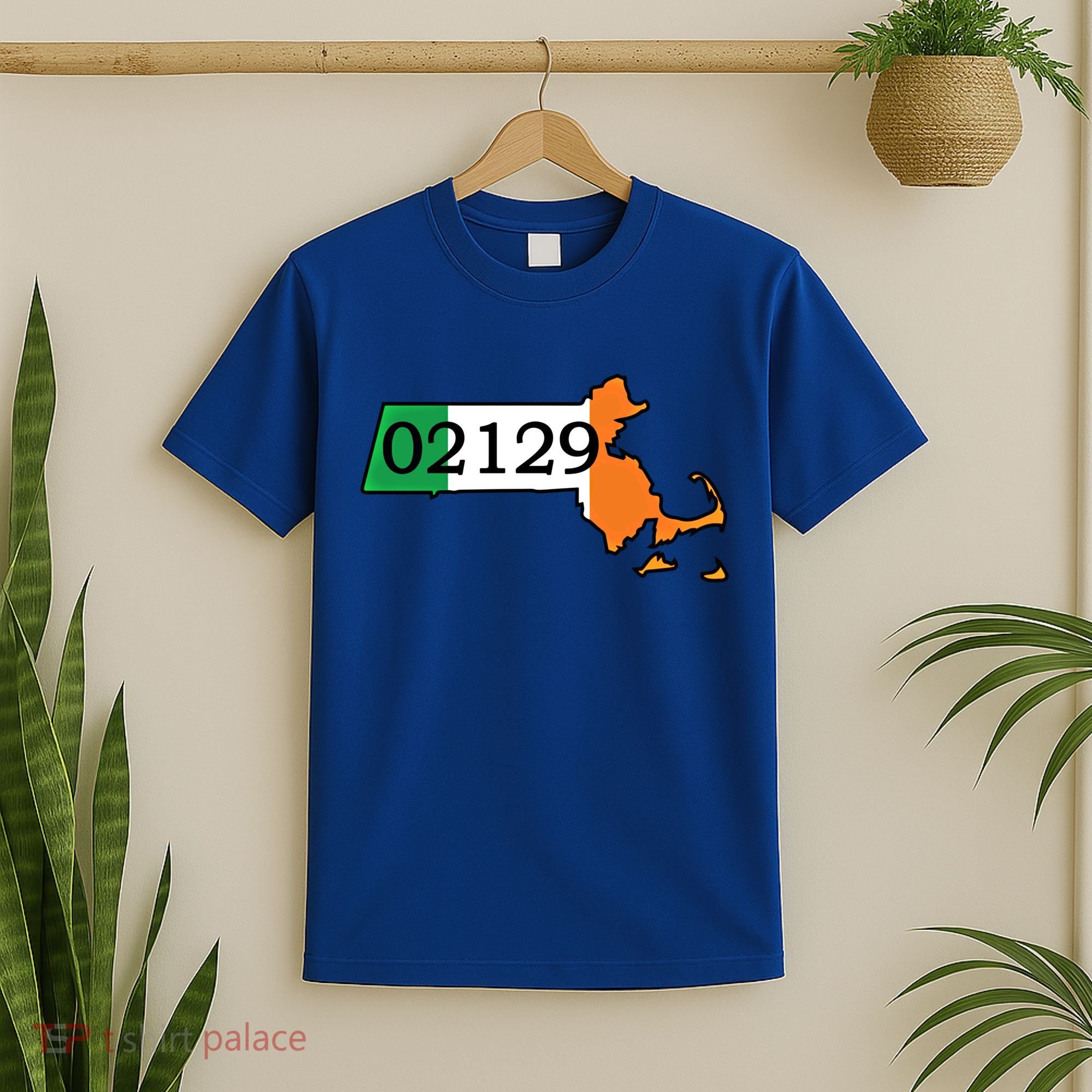 Charlestown 02129 Irish Flag Great Gift T-Shirt