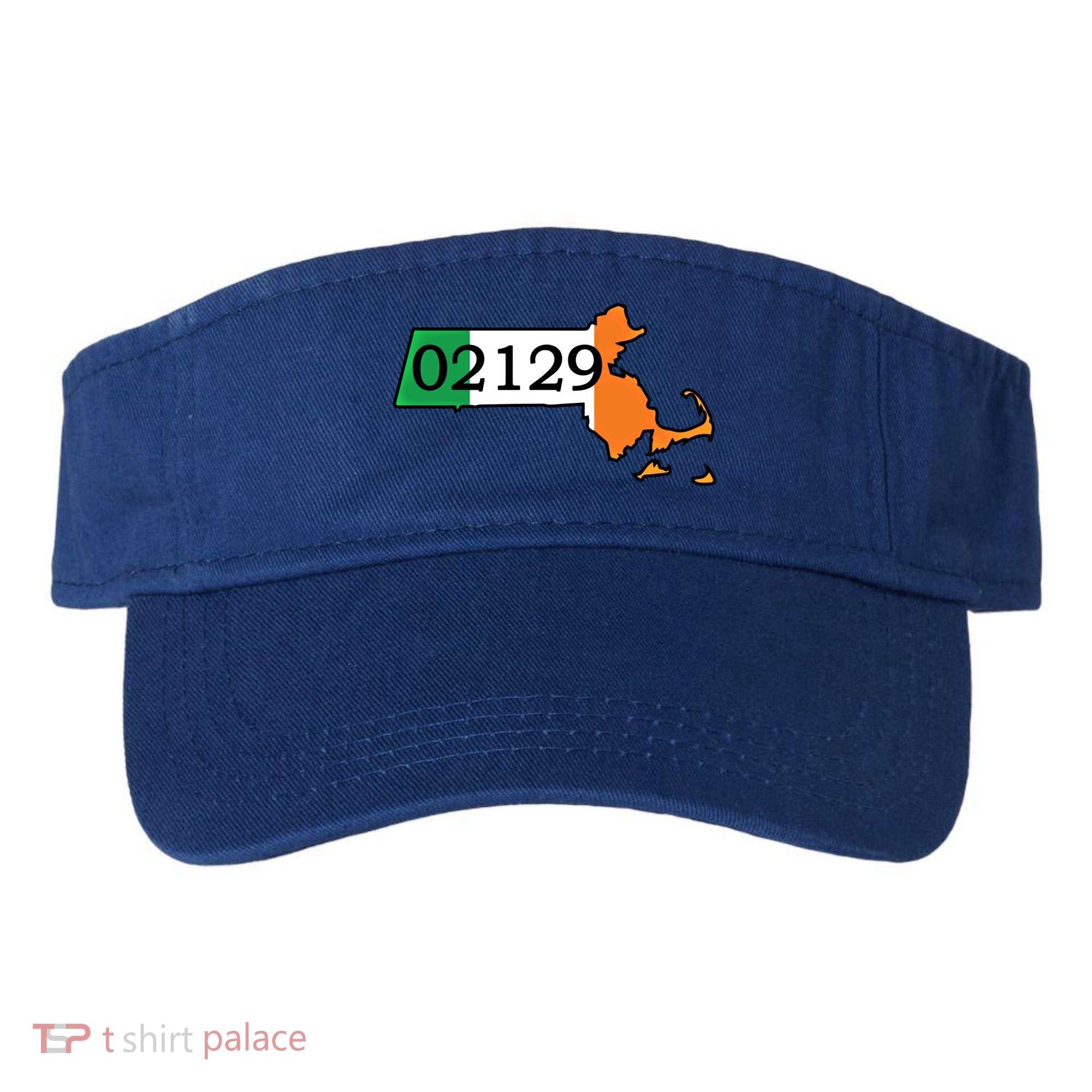 Charlestown 02129 Irish Flag Great Gift Visor