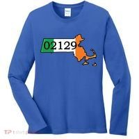 Charlestown 02129 Irish Flag Great Gift Women's Long Sleeve Shirt thumb 0