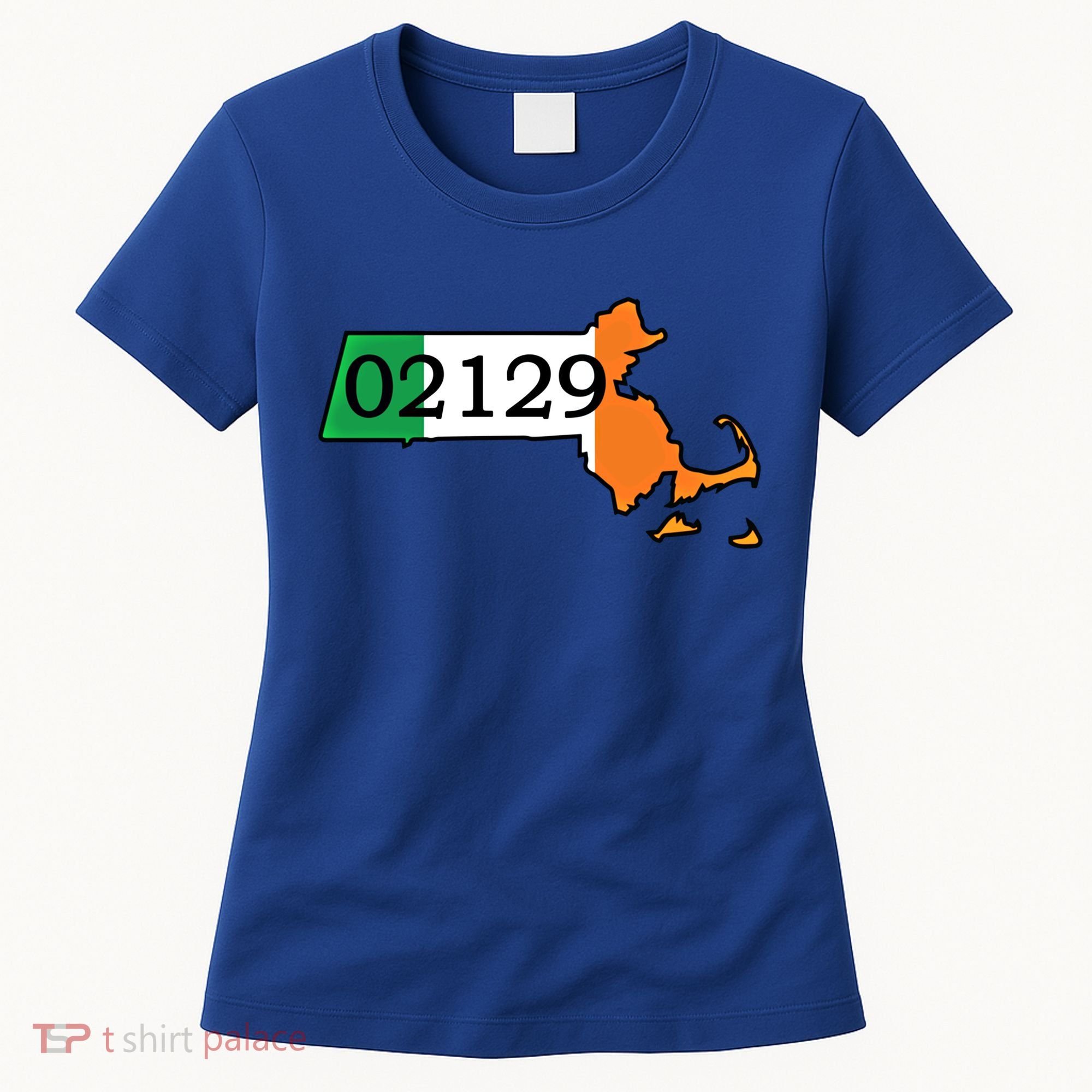 Charlestown 02129 Irish Flag Great Gift Women's T-Shirt