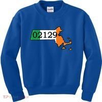 Charlestown 02129 Irish Flag Great Gift Kids Sweatshirt thumb 0