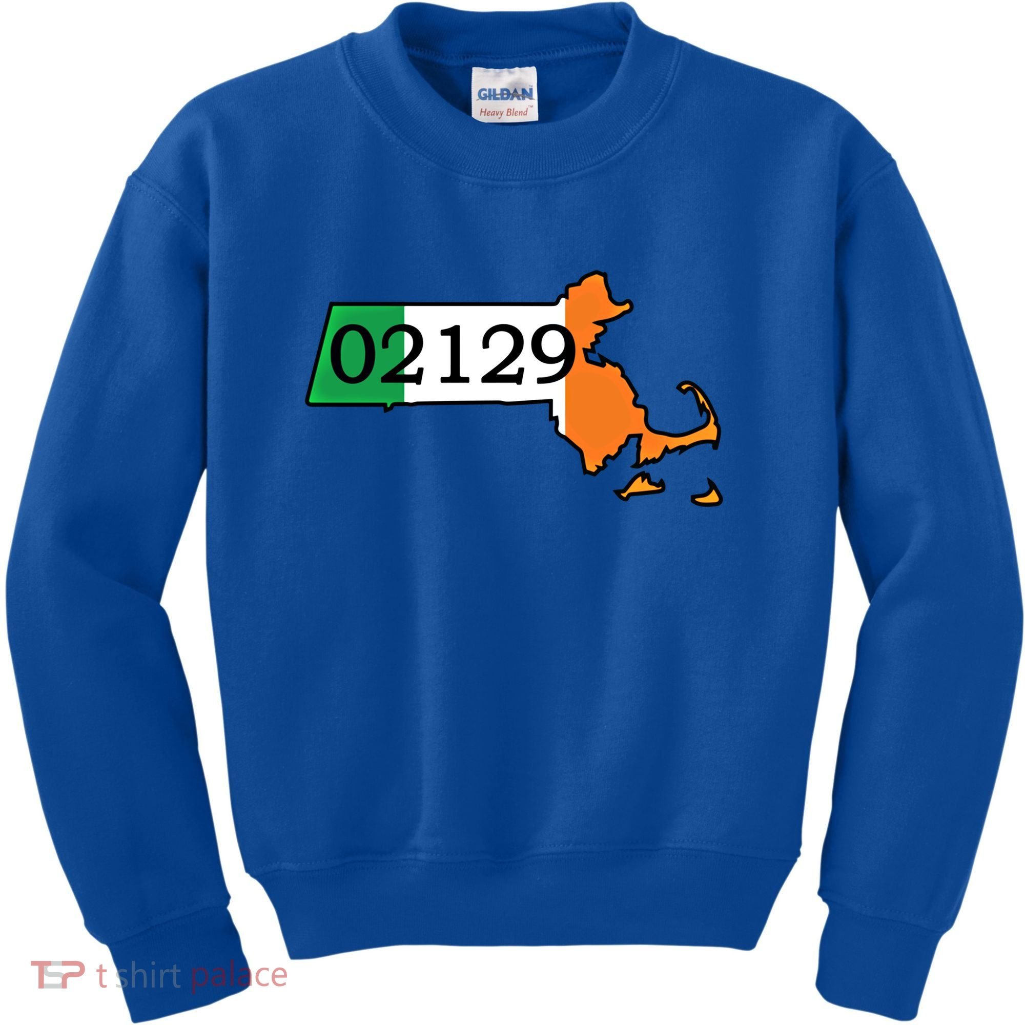 Charlestown 02129 Irish Flag Great Gift Kids Sweatshirt