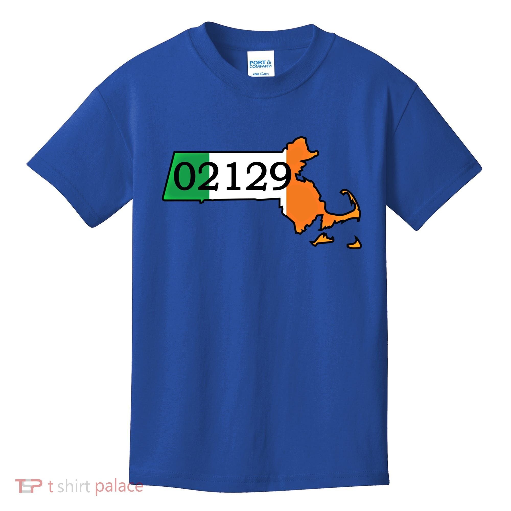 Charlestown 02129 Irish Flag Great Gift Kids T-Shirt
