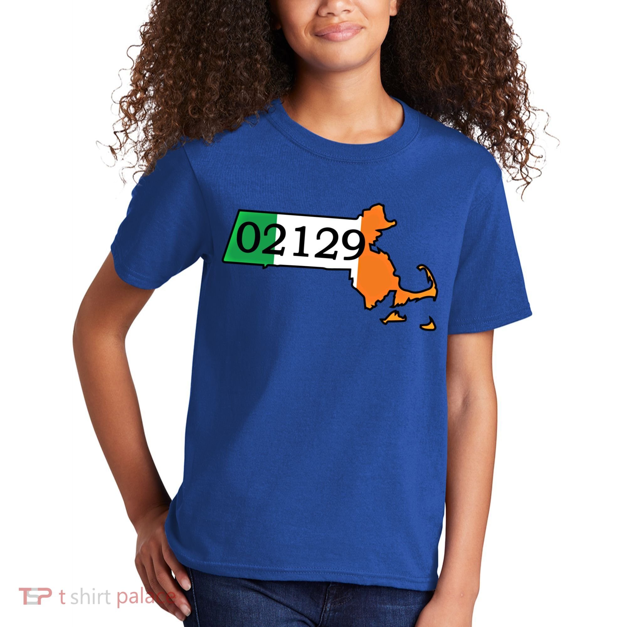 Charlestown 02129 Irish Flag Great Gift Kids T-Shirt