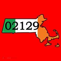 Charlestown 02129 Irish Flag Great Gift Santa Hat thumb 1