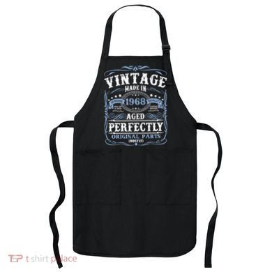 Classic 1968 Birthday Gift Apron