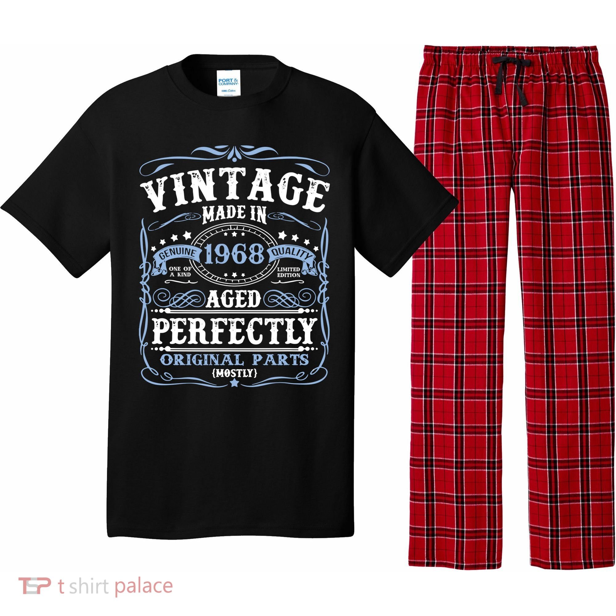 Classic 1968 Birthday Gift Pajama Set