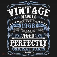 Classic 1968 Birthday Gift Women's Hoodie thumb 2