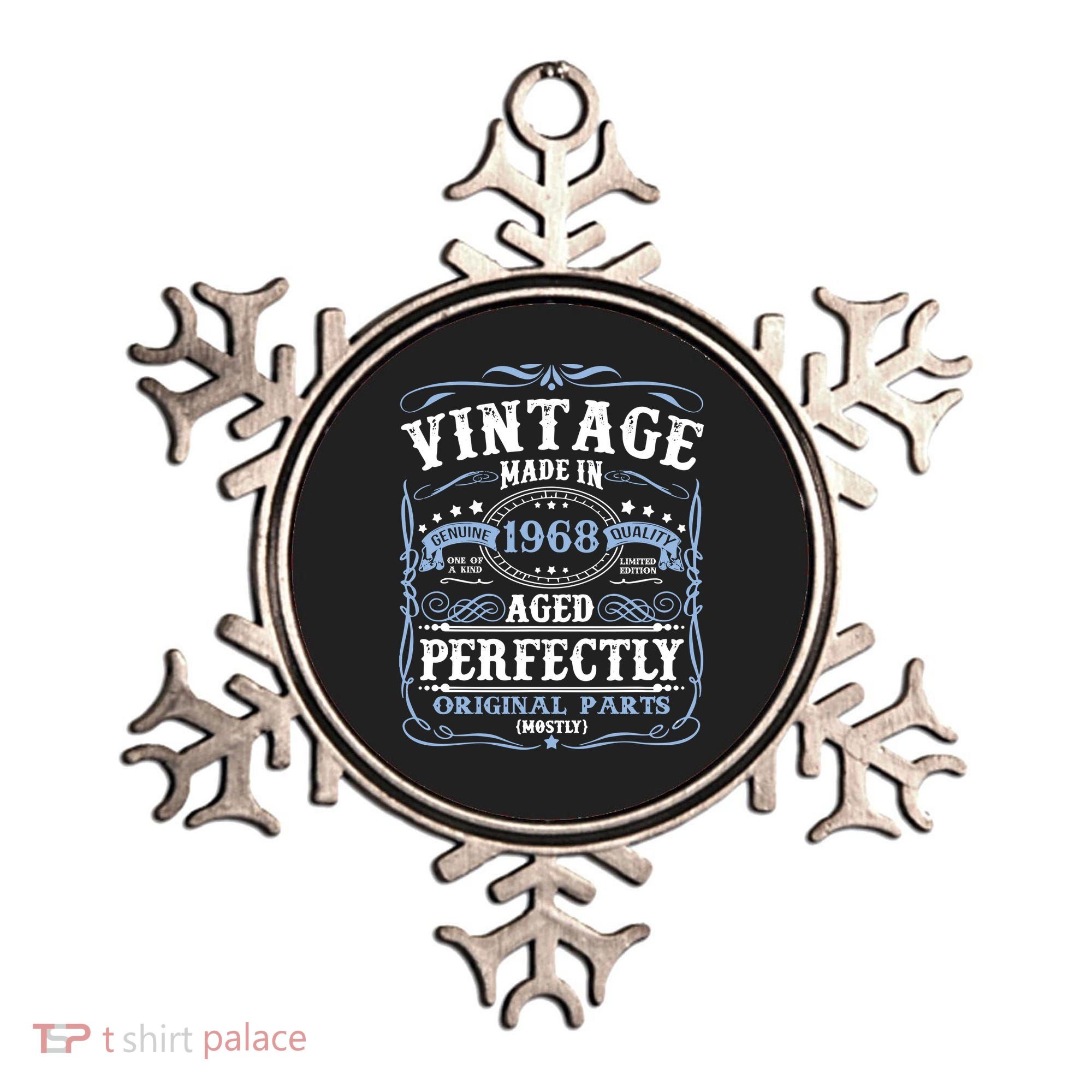 Classic 1968 Birthday Gift Ornament