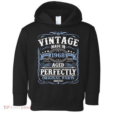 Classic 1968 Birthday Gift Toddler Hoodie