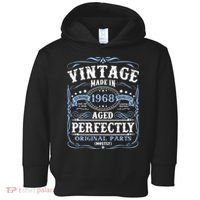 Classic 1968 Birthday Gift Toddler Hoodie thumb 0