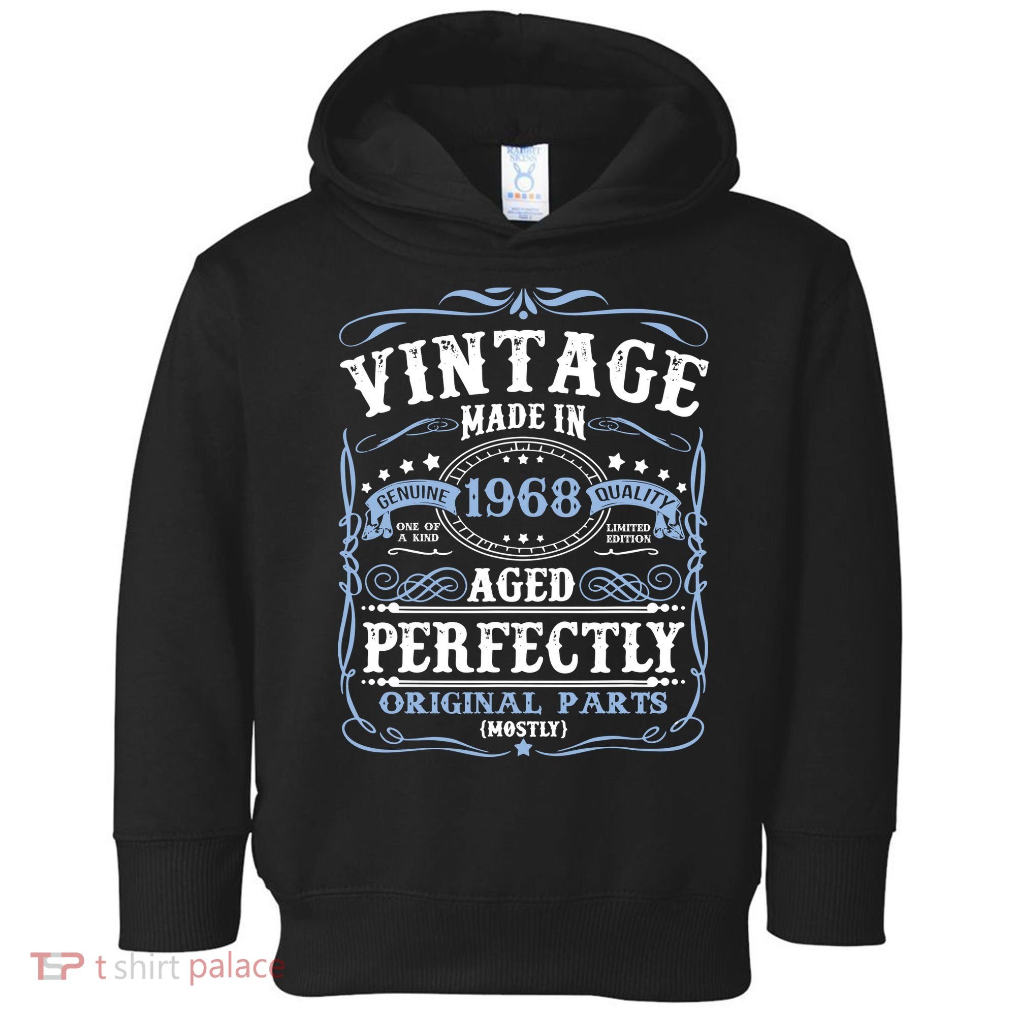 Classic 1968 Birthday Gift Toddler Hoodie
