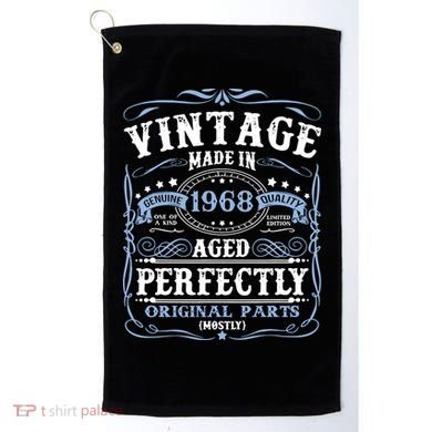 Classic 1968 Birthday Gift Golf Towel