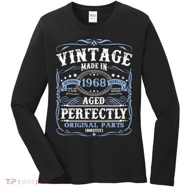 Classic 1968 Birthday Gift Women's Long Sleeve Shirt