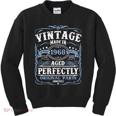Classic 1968 Birthday Gift Kids Sweatshirt