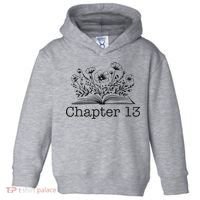 Cute 13th Birthday Chapter 13 Nager Book Lover Toddler Hoodie thumb 0