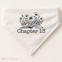 Cute 13th Birthday Chapter 13 Nager Book Lover USA-Made Doggie Bandana thumb 0