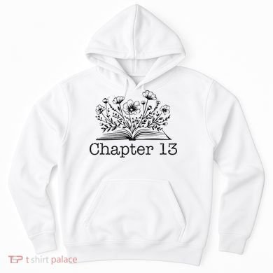 Cute 13th Birthday Chapter 13 Nager Book Lover Hoodie
