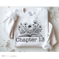 Cute 13th Birthday Chapter 13 Nager Book Lover Sweatshirt thumb 2