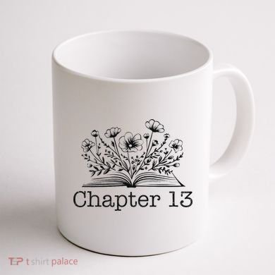Cute 13th Birthday Chapter 13 Nager Book Lover Coffee Mug back