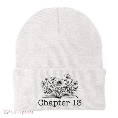 Cute 13th Birthday Chapter 13 Nager Book Lover Beanie