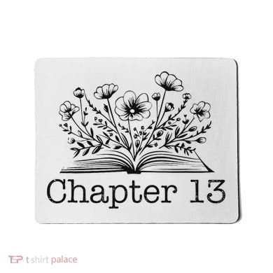 Cute 13th Birthday Chapter 13 Nager Book Lover Mousepad