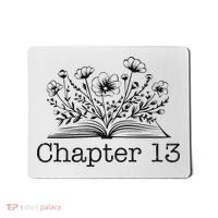 Cute 13th Birthday Chapter 13 Nager Book Lover Mousepad thumb 0