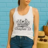 Cute 13th Birthday Chapter 13 Nager Book Lover Women's Tank Top thumb 2