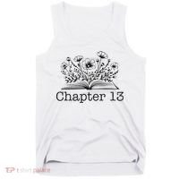 Cute 13th Birthday Chapter 13 Nager Book Lover Tank Top thumb 0