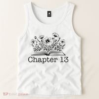 Cute 13th Birthday Chapter 13 Nager Book Lover Tank Top thumb 2