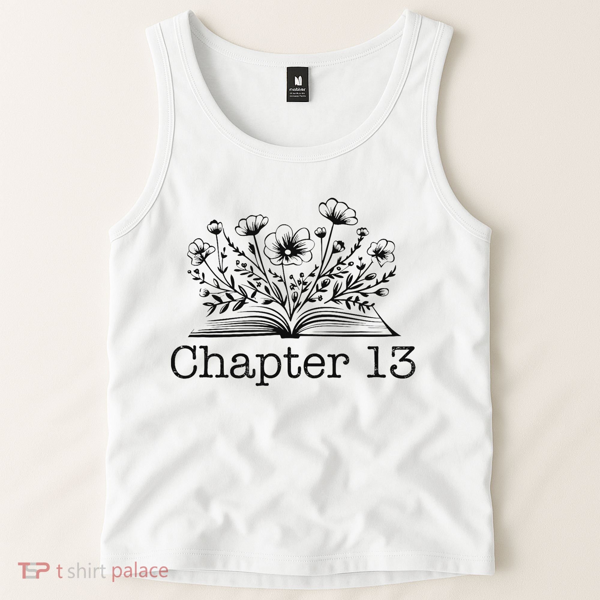 Cute 13th Birthday Chapter 13 Nager Book Lover Tank Top