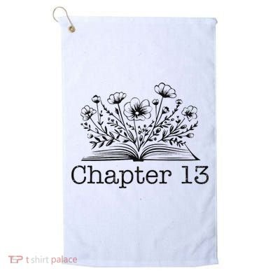 Cute 13th Birthday Chapter 13 Nager Book Lover Golf Towel