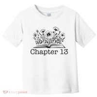 Cute 13th Birthday Chapter 13 Nager Book Lover Toddler T-Shirt thumb 0