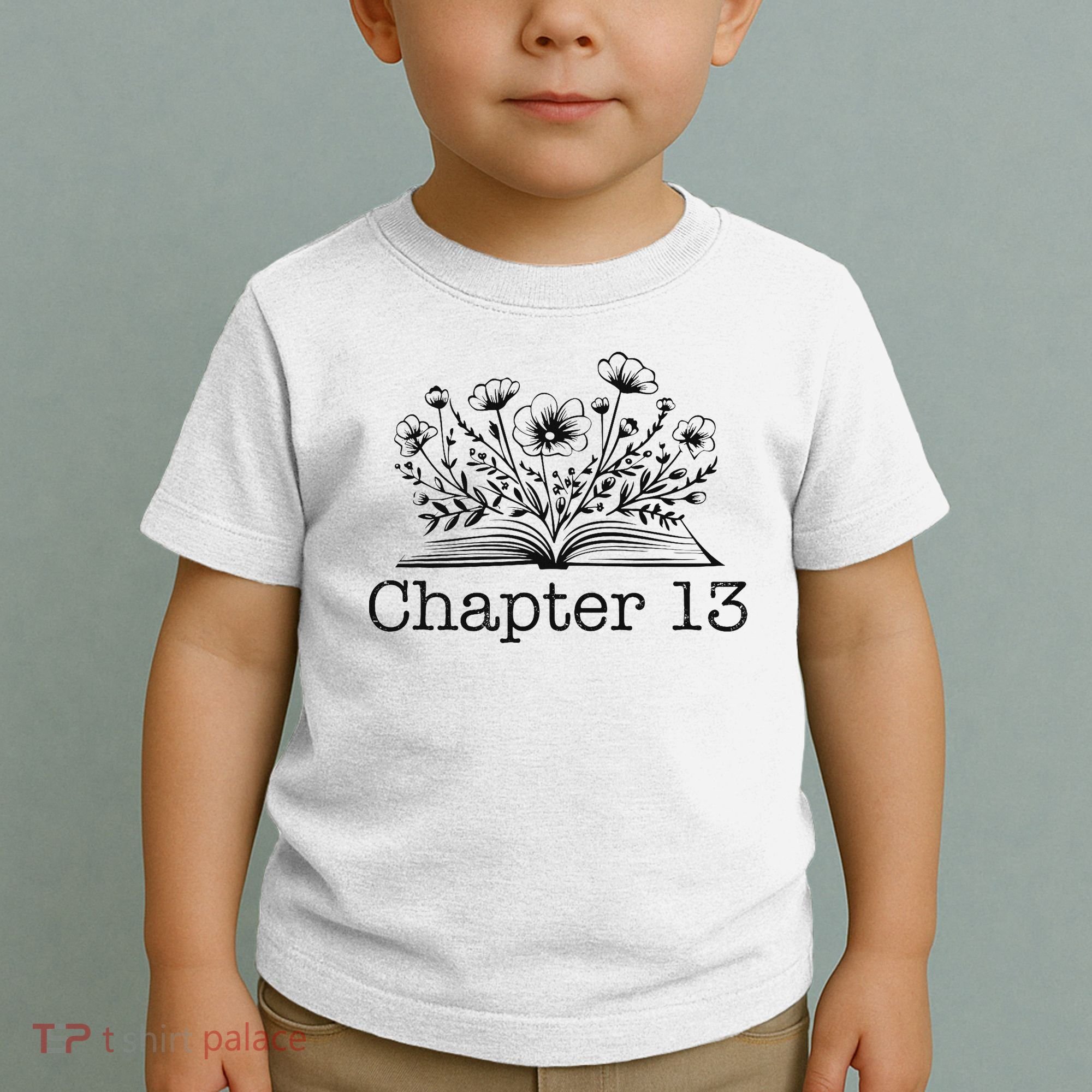 Cute 13th Birthday Chapter 13 Nager Book Lover Toddler T-Shirt
