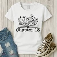 Cute 13th Birthday Chapter 13 Nager Book Lover Women's T-Shirt thumb 3