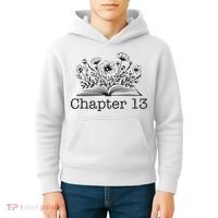 Cute 13th Birthday Chapter 13 Nager Book Lover Kids Hoodie thumb 4