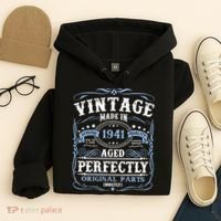 Classic 1941 Birthday Gift Hoodie thumb 4