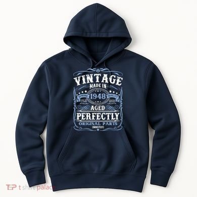 Classic 1948 Birthday Gift Hoodie
