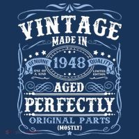 Classic 1948 Birthday Gift Hoodie thumb 2
