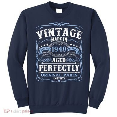 Classic 1948 Birthday Gift Sweatshirt