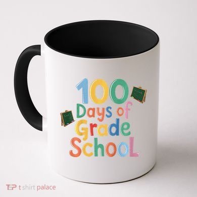 Celebrate 100 Days Of Grade School Funny Coffee Mug