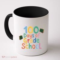 Celebrate 100 Days Of Grade School Funny Coffee Mug thumb 0