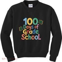 Celebrate 100 Days Of Grade School Funny Kids Sweatshirt thumb 0