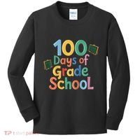Celebrate 100 Days Of Grade School Funny Kids Long Sleeve Shirt thumb 0