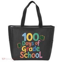 Celebrate 100 Days Of Grade School Funny Tote Bag thumb 0