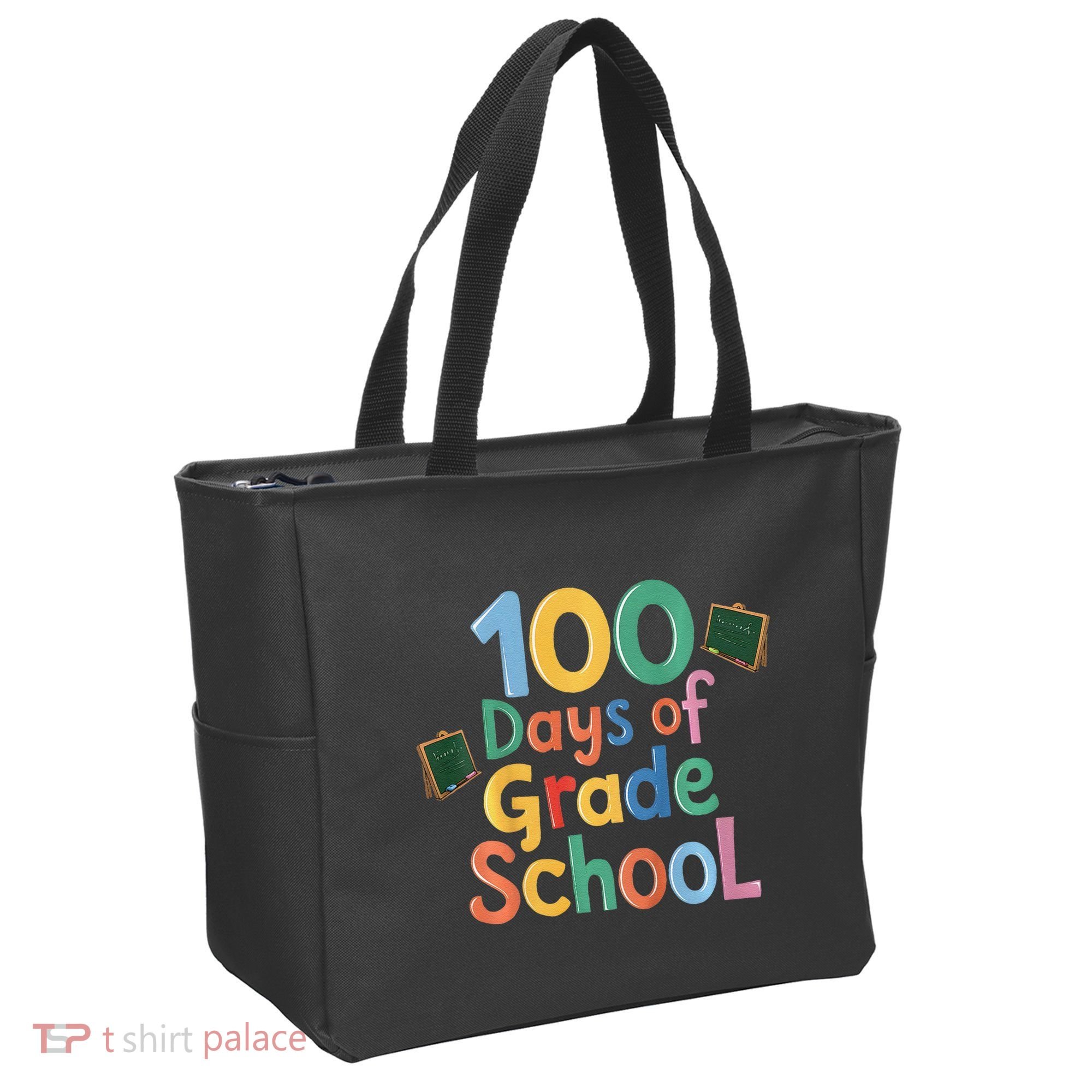 Celebrate 100 Days Of Grade School Funny Tote Bag