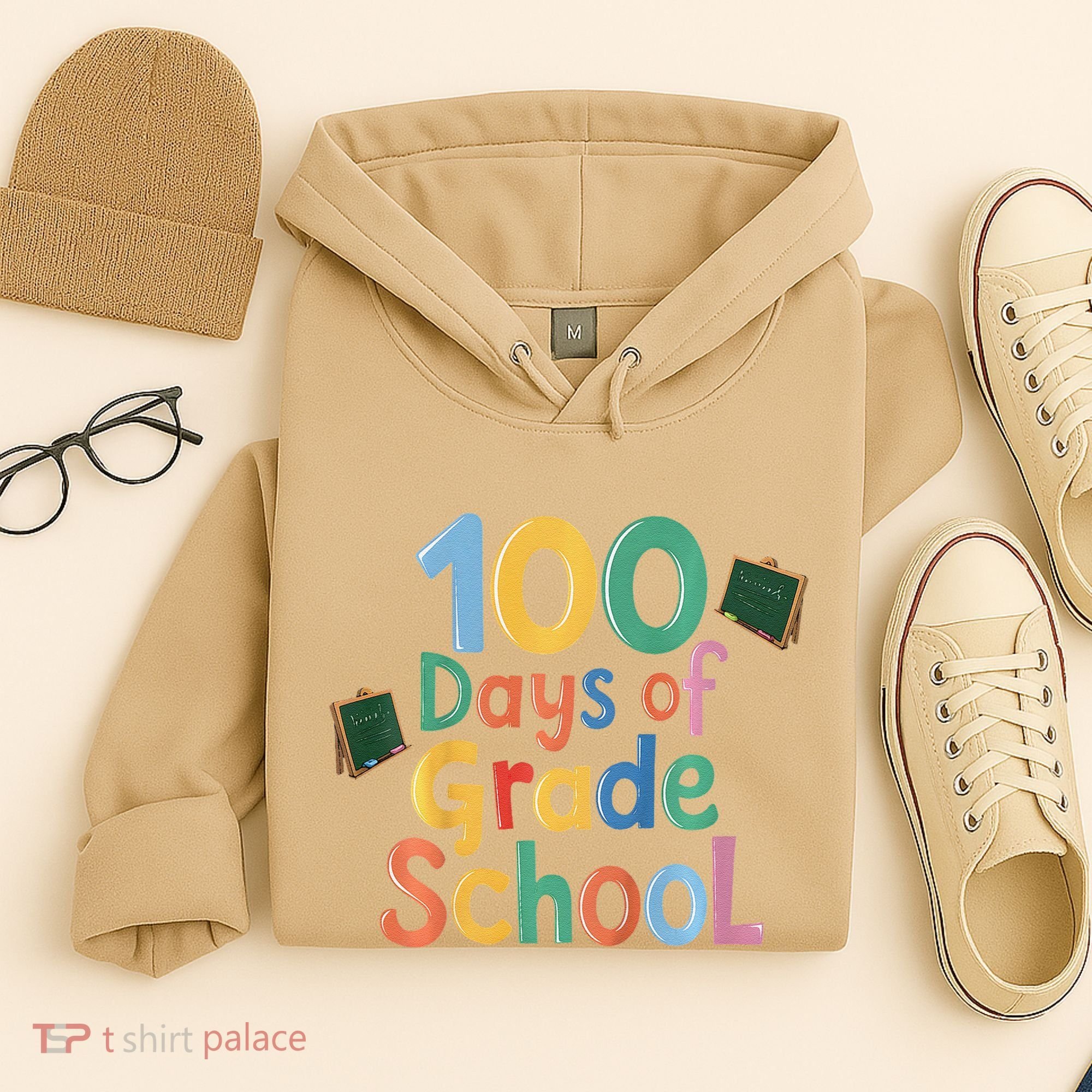 Celebrate 100 Days Of Grade School Funny Hoodie