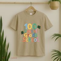 Celebrate 100 Days Of Grade School Funny T-Shirt thumb 2