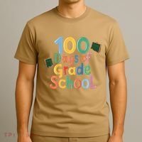 Celebrate 100 Days Of Grade School Funny T-Shirt thumb 3